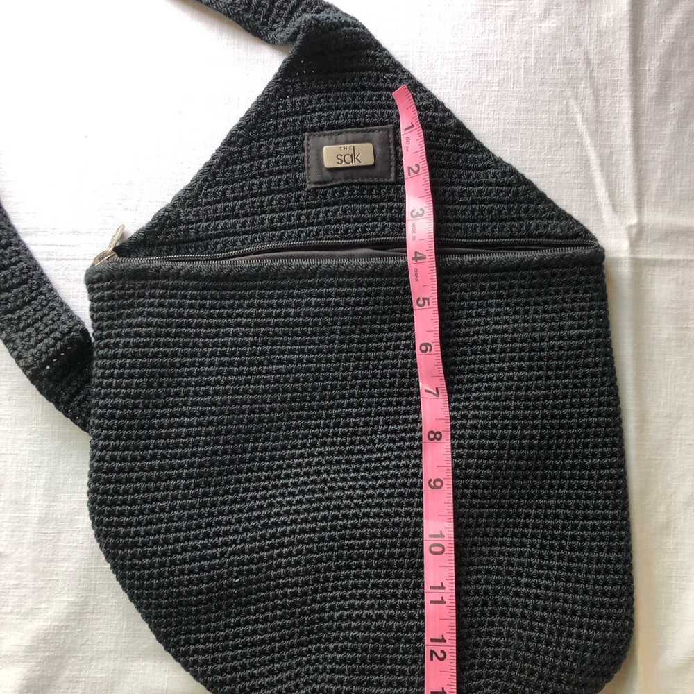 The Sak Black Crochet Crossbody Bag